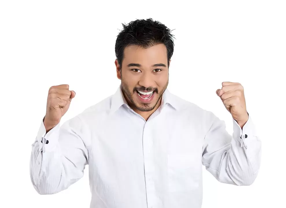 Happy Man Cured Prostatitis Cápsulas Urosaf